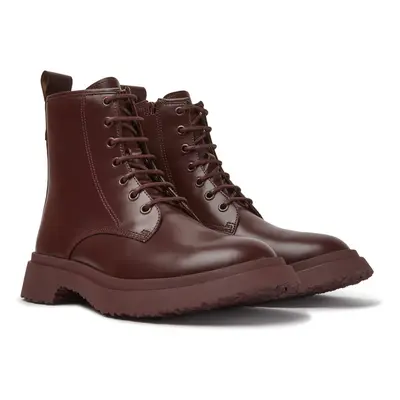 CAMPER Walden - Boots for Women - Burgundy, size Smooth leather