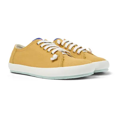 CAMPER Peu Rambla - Sneakers for Women - Orange, size Cotton fabric