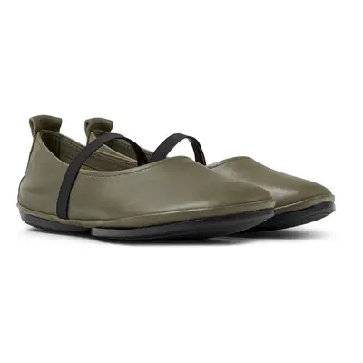 CAMPER Right - Ballerinas for Women - Green, size Smooth leather