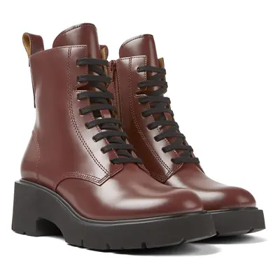 CAMPER Milah - Boots for Women - Burgundy, size Smooth leather