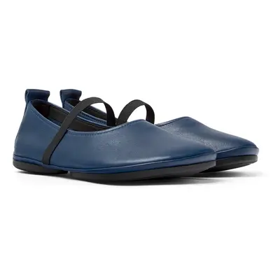 CAMPER Right - Ballerinas for Women - Blue, size Smooth leather