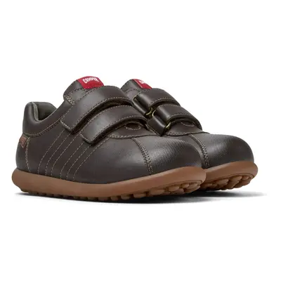 CAMPER Pelotas - Smart casual shoes for Girls - Brown, size Smooth leather/Cotton fabric