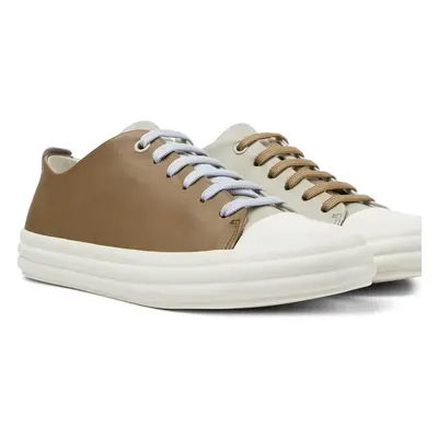 CAMPER Twins - Sneakers for Women - Grey,Brown, size Smooth leather