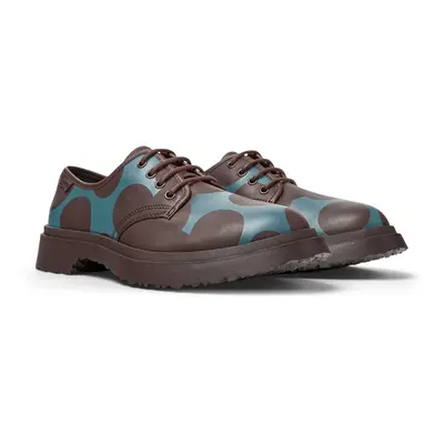 CAMPER Twins - Lace-up for Men - Burgundy,Black, size Smooth leather