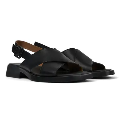 CAMPER Dana - Sandals for Women - Black, size Smooth leather