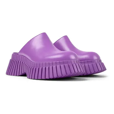 CAMPER BCN - Clogs for Women - Purple, size Smooth leather