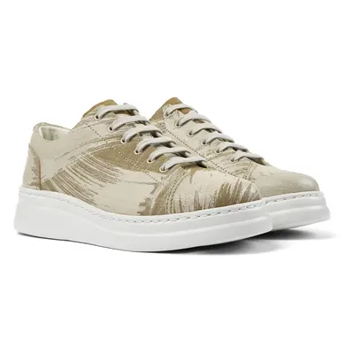 CAMPER Runner Up - Sneakers for Women - Beige,Grey, size Suede