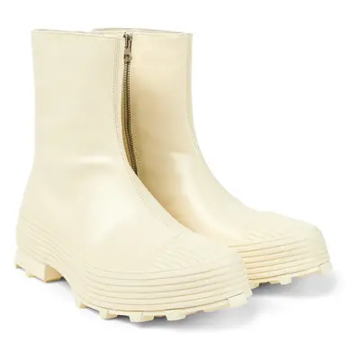 CAMPERLAB Traktori - Unisex Ankle boots - White, size Smooth leather