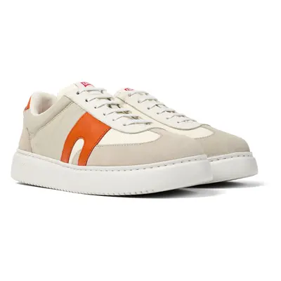 CAMPER Runner K21 - Sneakers for Men - White,Grey,Orange, size Cotton fabric