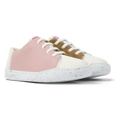 CAMPER Twins - Sneakers for Girls - White,Brown,Pink, size Smooth leather