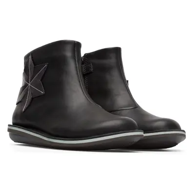 CAMPER Twins - Boots for Girls - Black, size Smooth leather