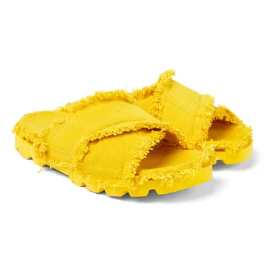 CAMPERLAB Brutus Sandal - Unisex Formal shoes - Yellow, size Cotton fabric