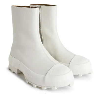 CAMPERLAB Traktori - Boots for Women - White, size Smooth leather