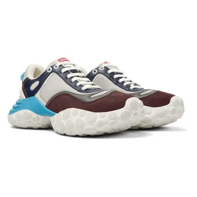 CAMPER Pelotas Mars - Sneakers for Women - Grey,Burgundy,Blue, size Cotton fabric/Smooth leather