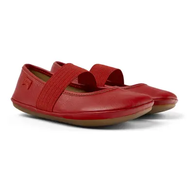 CAMPER Right - Ballerinas for Girls - Red, size Smooth leather