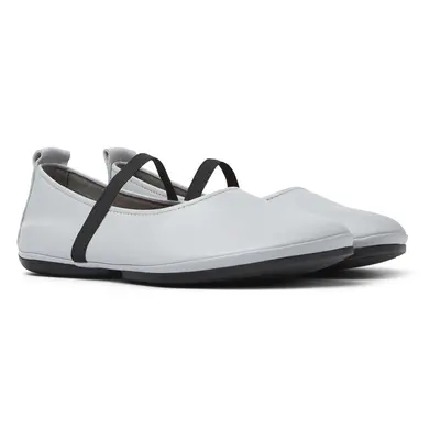 CAMPER Right - Ballerinas for Women - Grey, size Smooth leather