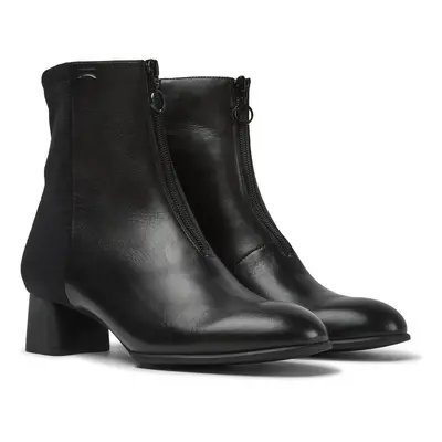 CAMPER Katie - Ankle boots for Women - Black, size Smooth leather/Cotton fabric