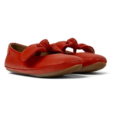 CAMPER Right - Ballerinas for Girls - Red, size Smooth leather