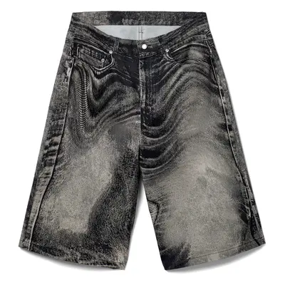 CAMPERLAB Denim Shorts - Unisex Apparel - Black,Grey, size Cotton fabric