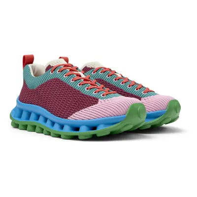 CAMPER Camper x SUNNEI - PELOTISSIMA - Sneakers for Women - Burgundy,Green,Pink, size Cotton fab