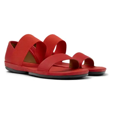 CAMPER Right - Sandals for Women - Red, size Smooth leather