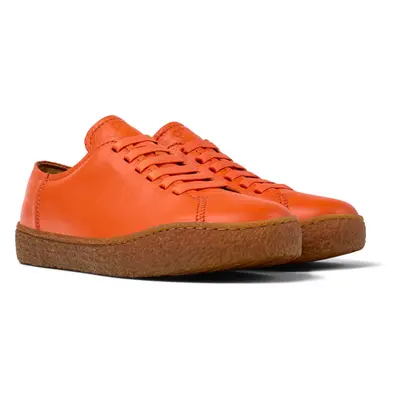 CAMPER Peu Terreno - Sneakers for Women - Orange, size Smooth leather