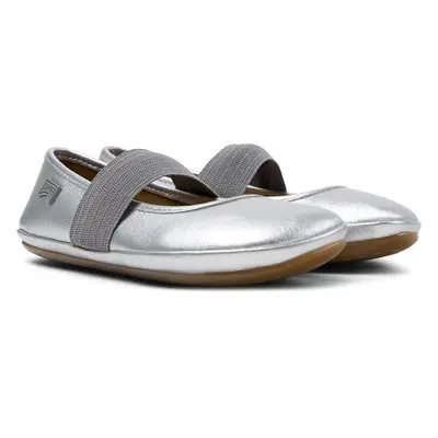 CAMPER Right - Ballerinas for Girls - Grey, size Smooth leather