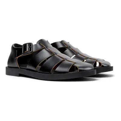 CAMPER Don - Sandals for Men - Black, size Smooth leather