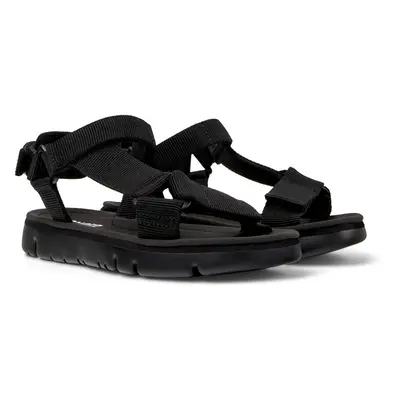 CAMPER Oruga - Sandals for Women - Black, size Cotton fabric