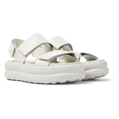 CAMPER Pelotas Flota Up - Sandals for Women - White, size Smooth leather