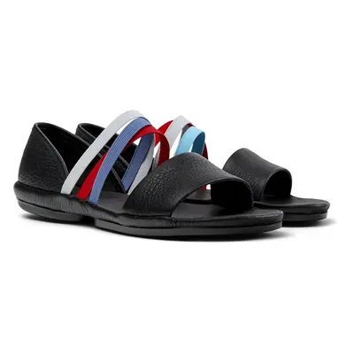 CAMPER Twins - Sandals for Women - Black, size Smooth leather