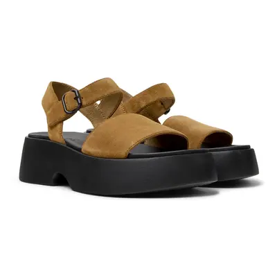 CAMPER Tasha - Sandals for Women - Brown, size Suede