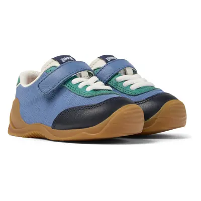 CAMPER Dadda - Sneakers for First walkers - Blue,White,Green, size Cotton fabric/Smooth leather