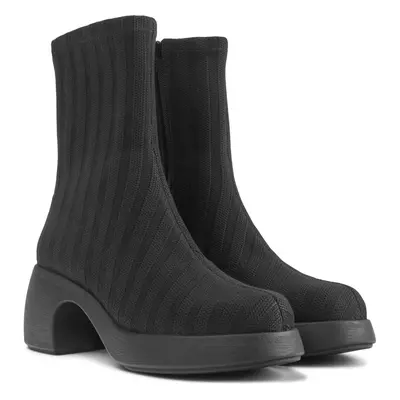 CAMPER Thelma TENCEL® - Ankle boots for Women - Black, size Cotton fabric