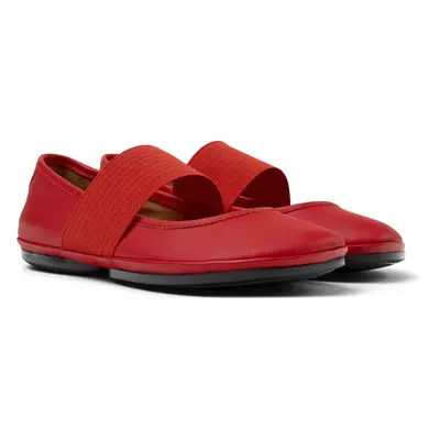 CAMPER Right - Ballerinas for Women - Red, size Smooth leather