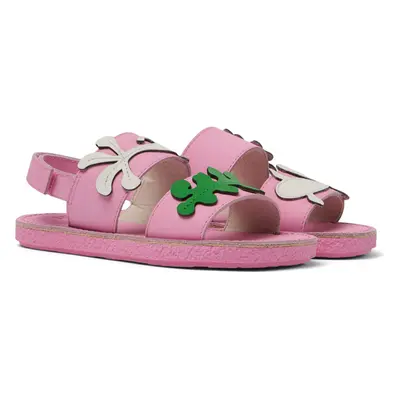 CAMPER Twins - Sandals for Girls - Pink, size Smooth leather