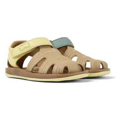 CAMPER Twins - Sandals for First walkers - Beige,Yellow,Green, size Smooth leather