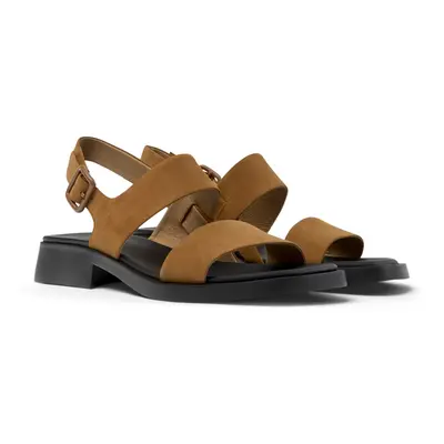 CAMPER Dana - Sandals for Women - Brown, size Suede