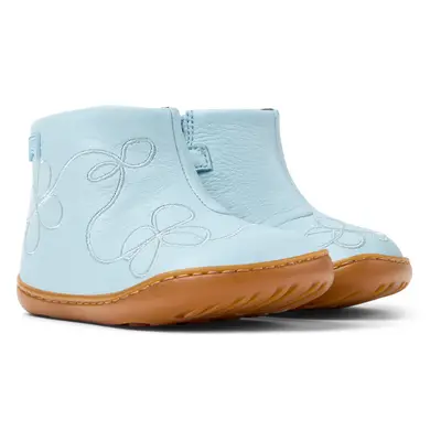 CAMPER Twins - Ankle boots for First walkers - Blue, size Smooth leather