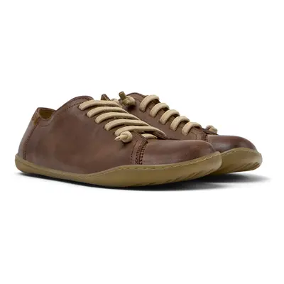 CAMPER Peu - Lace-up for Women - Brown, size Smooth leather