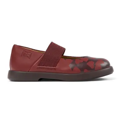 CAMPER Twins - Ballerinas for Girls - Burgundy, size Smooth leather