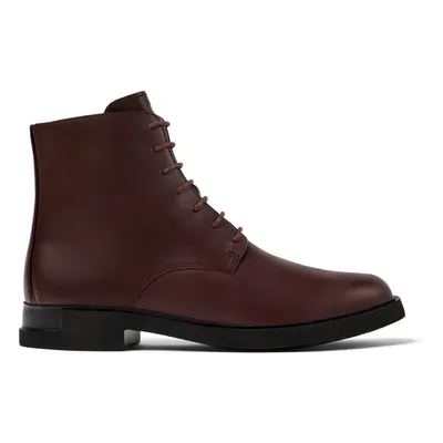 CAMPER Iman - Ankle boots for Women - Burgundy, size Smooth leather