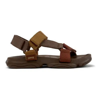 CAMPER Karst Sandal - Sandals for Women - Brown,Red, size Cotton fabric