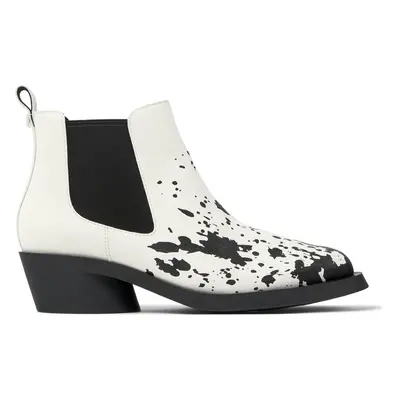 CAMPER Bonnie - Ankle boots for Women - White,Black, size Smooth leather