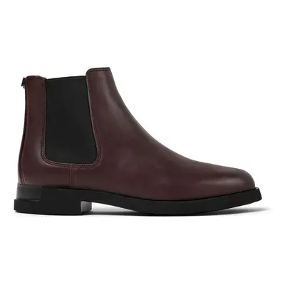 CAMPER Iman - Ankle boots for Women - Burgundy, size Smooth leather