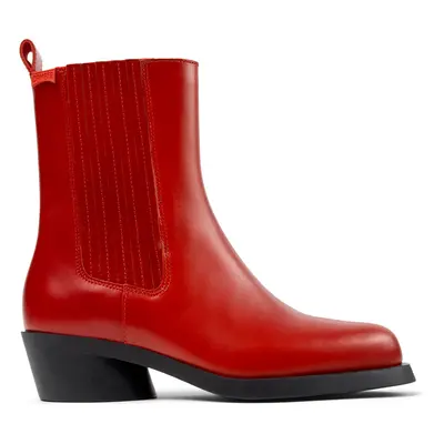 CAMPER Bonnie - Boots for Women - Red, size Smooth leather