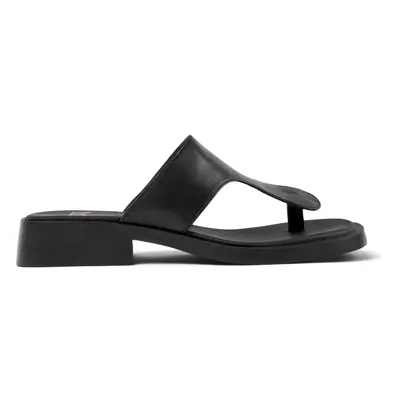 CAMPER Twins - Sandals for Women - Black, size Smooth leather