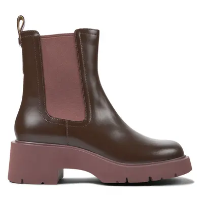 CAMPER Milah - Boots for Women - Burgundy, size Smooth leather