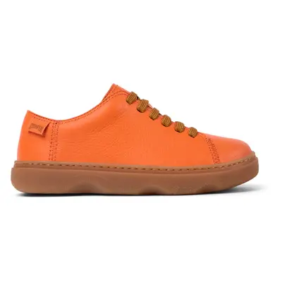 CAMPER Kiddo - Smart casual shoes for Girls - Orange, size Smooth leather