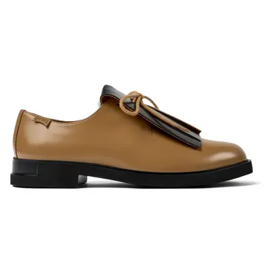 CAMPER Twins - Formal shoes for Women - Brown, size Smooth leather